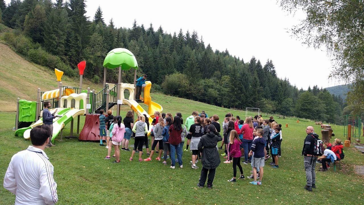 preliezky v are&aacute;li chaty Lubetha v Ľubietovej